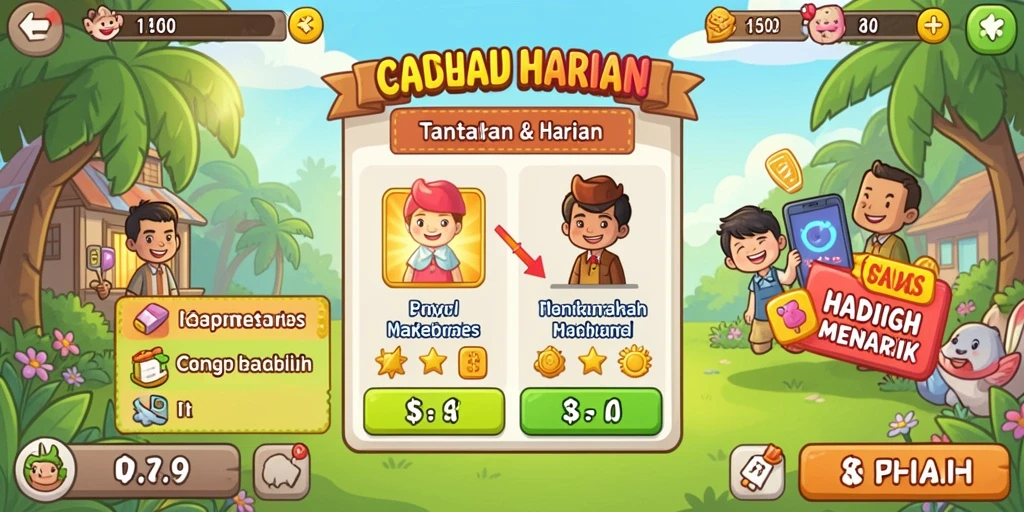 Karakter unik yang dapat digunakan dalam permainan.