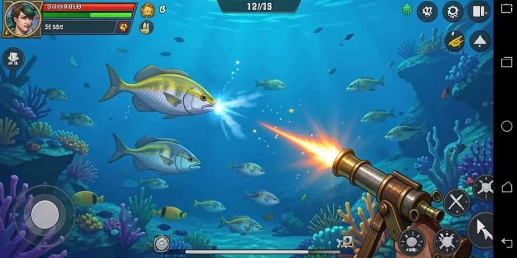 Screenshot memperlihatkan fitur upgrade karakter yang menarik.