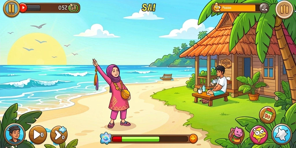Mode multiplayer yang seru untuk bersaing dengan teman.