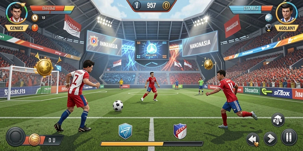 Mode multiplayer yang seru dan kompetitif.